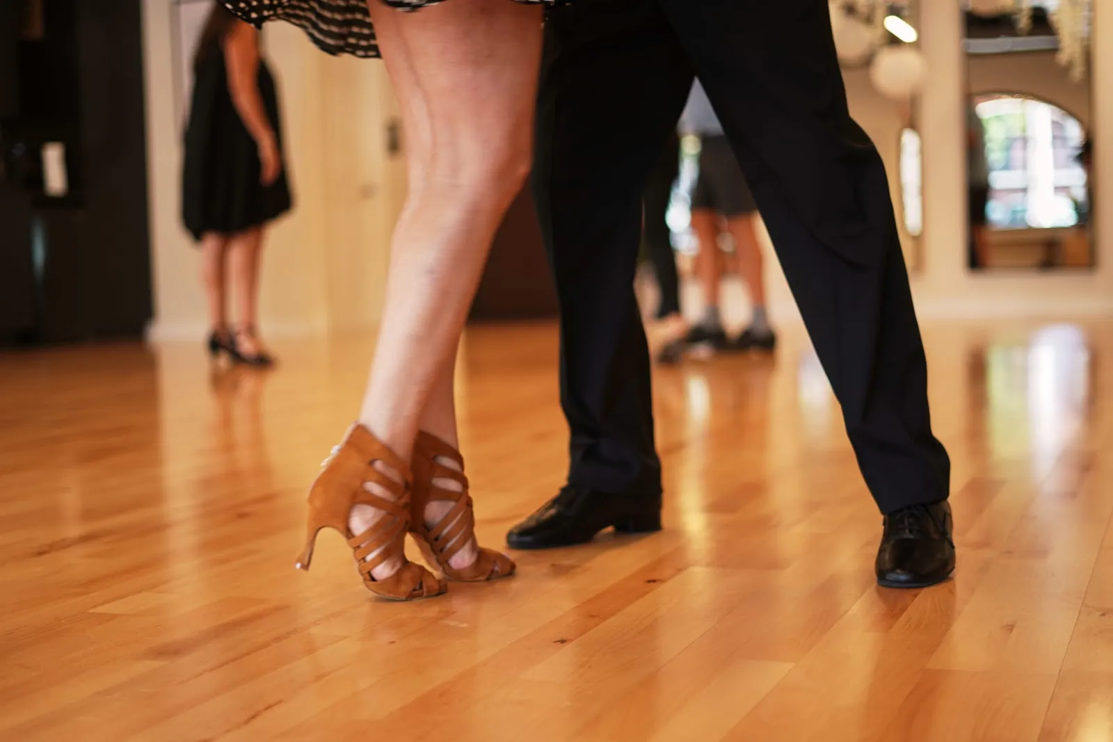 Shoes on the floor.
